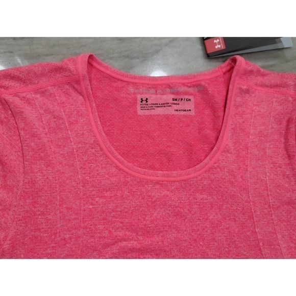 Under Armour Women's Threadborne Heathered Top Small - Picture 3 of 16